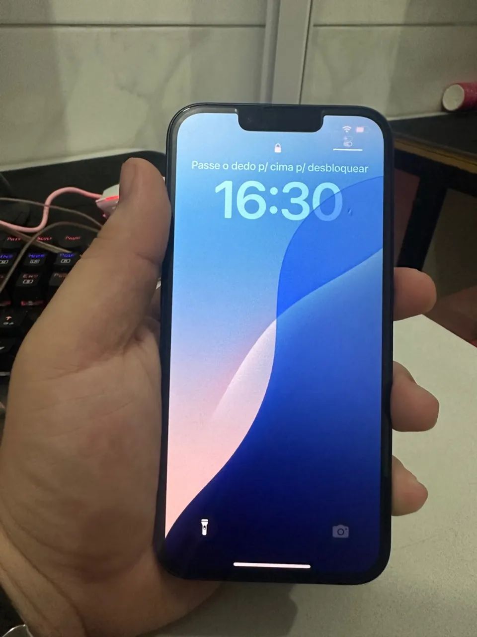 iPhone 13 azul 128 excelente estado  - Foto 5