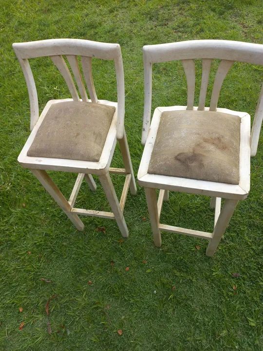 Par de Banquetas Vintage - Foto 3