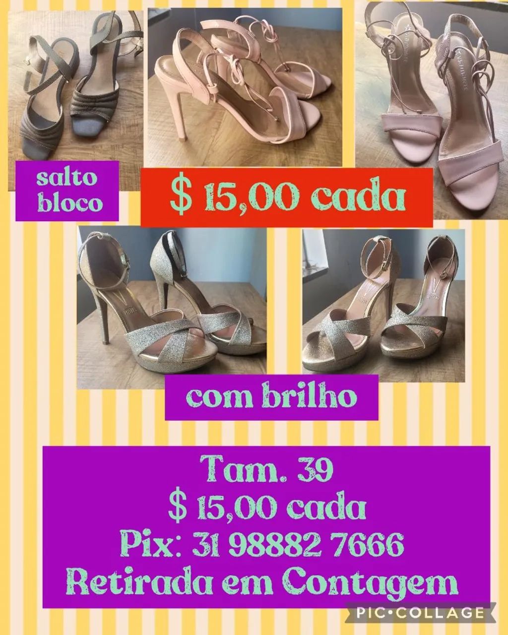 Liquidação de calçados - Tam. 39 - Foto 2