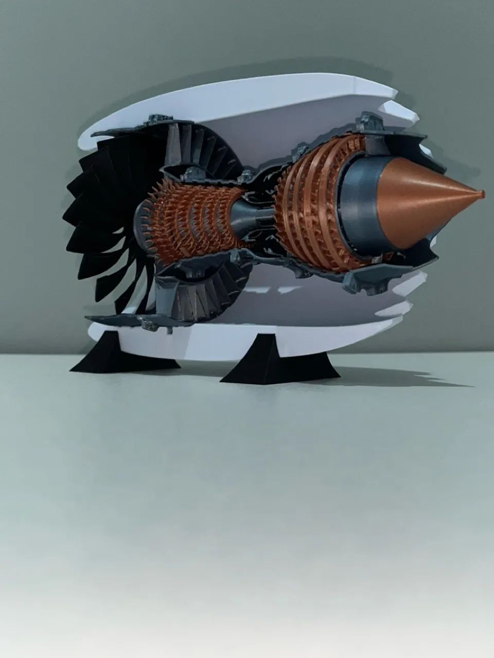 Modelo de motor de avião a jato - Foto 5