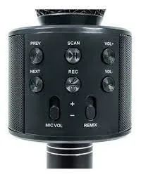 Microfone karaokê Usb sem fio Bluetooth Canta Criança - Foto 4