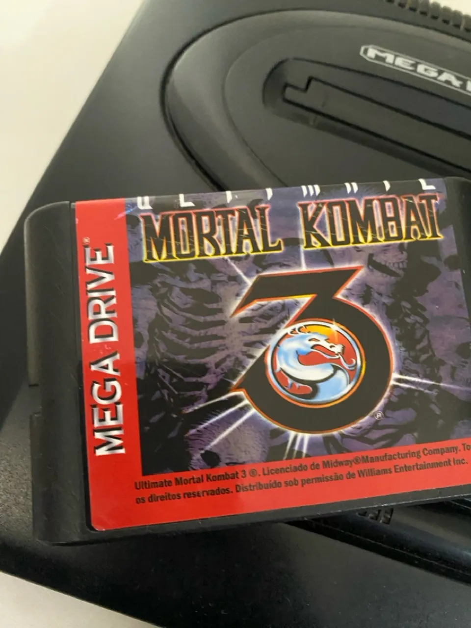 Jeu Mortal Kombat 3 Complet Pour Sega Megadrive - Bon état