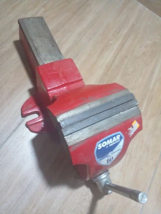 Morsa Torno Somar de bancada 4 Polegadas Linha Super Sem Uso!! - Foto 3