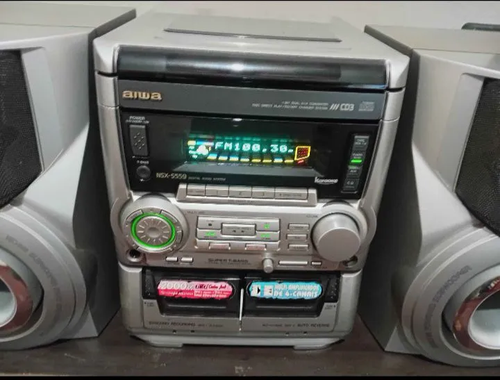 Aparelho de Som Aiwa NSX-5559 - 3 em 1