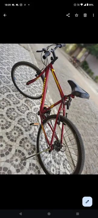 Bicicleta aro 26 com marcha   - Foto 4