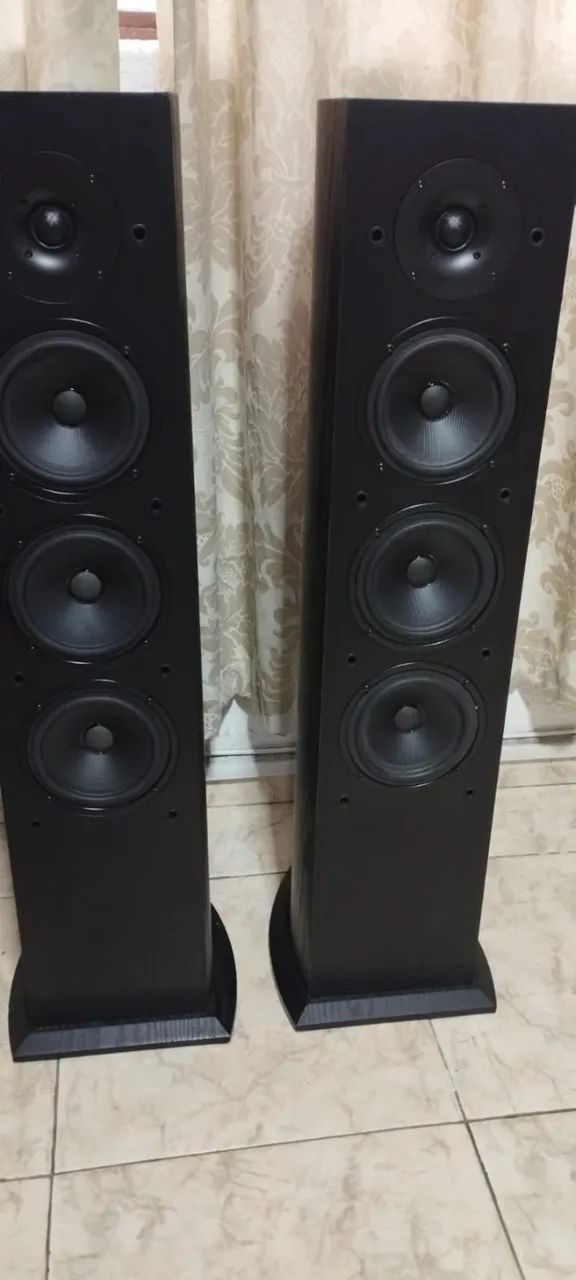 (Par) Caixas Torre Pioneer Sp-Fs52 Black 130w 6 Ohms. Black. - Foto 5