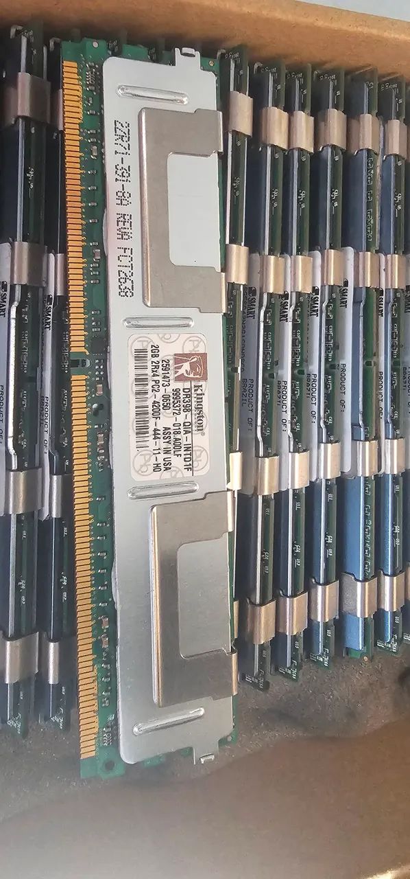 Lote Memórias DDR2 ECC - Foto 2