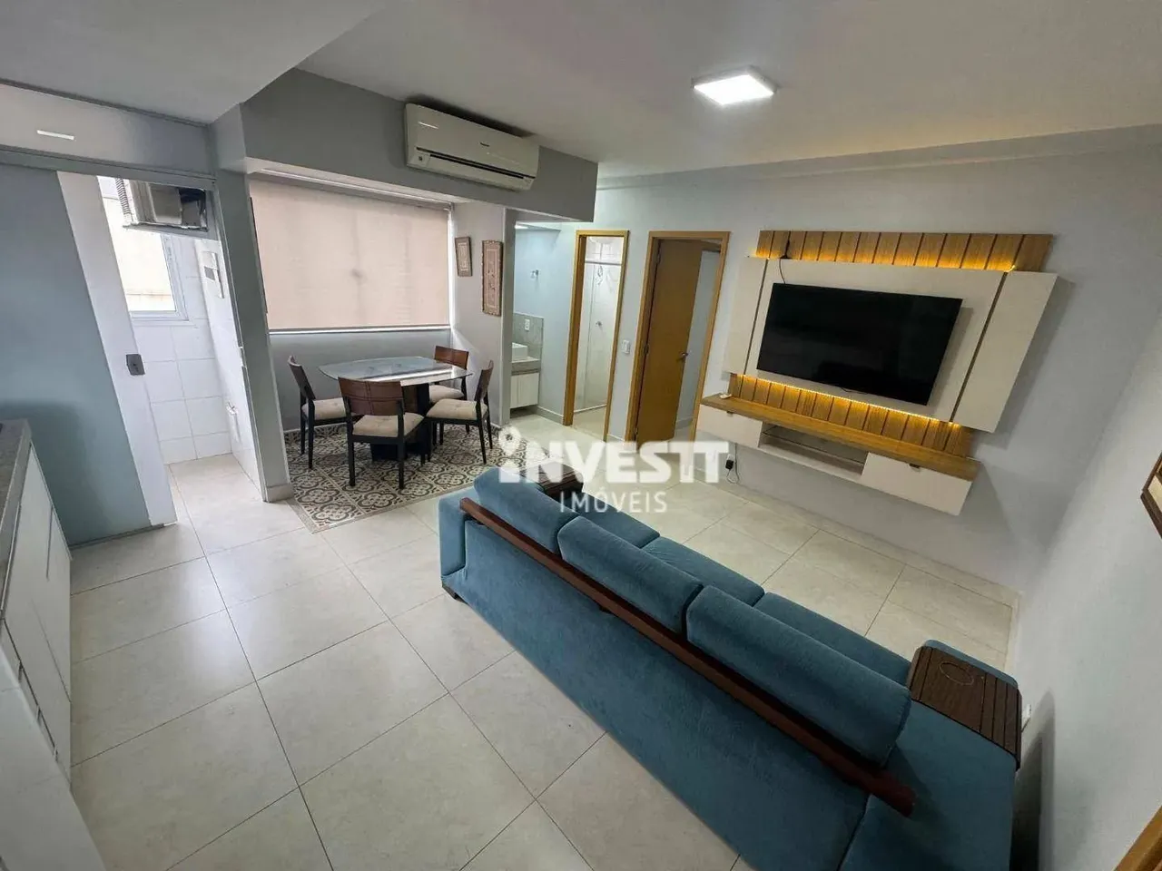 Apartamento com 1 dormitório para alugar, 45 m² por R$ 3.260,00/mês - Park Lozandes - Goiâ