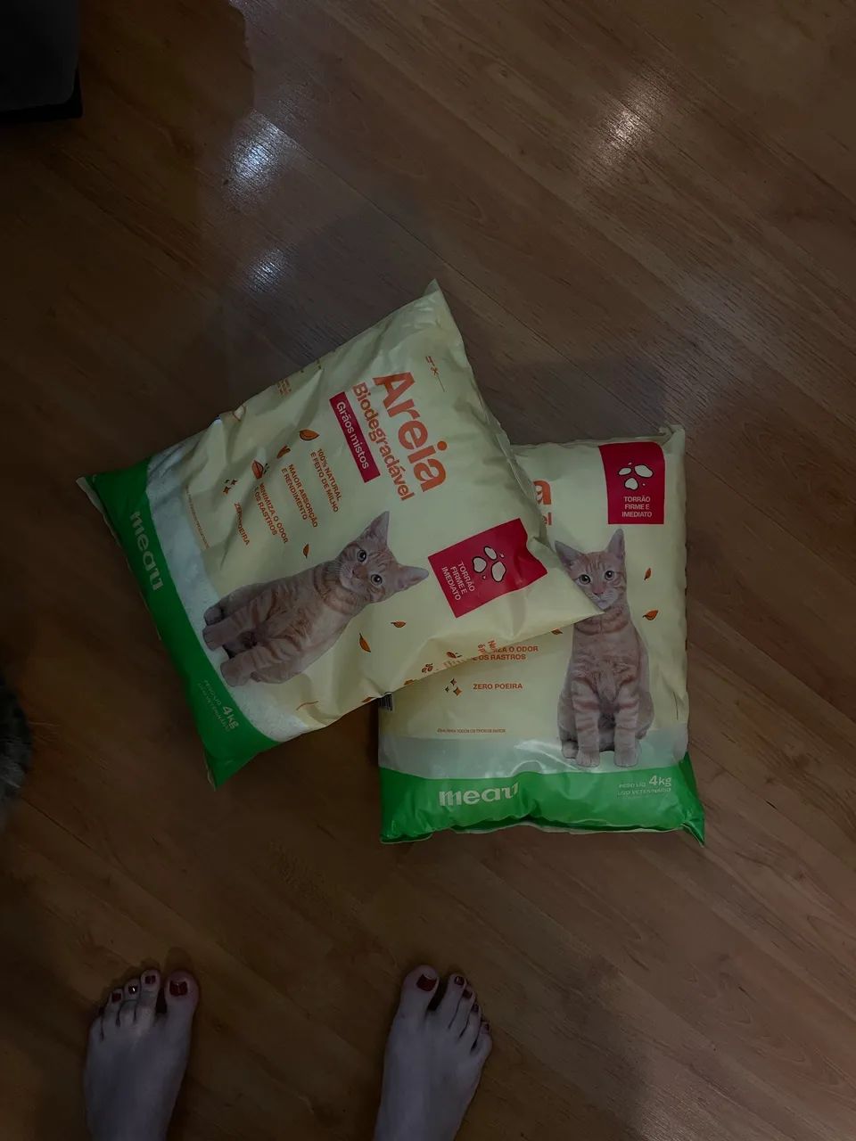 2 SACOS 4KG AREIA MEAU - Foto 2