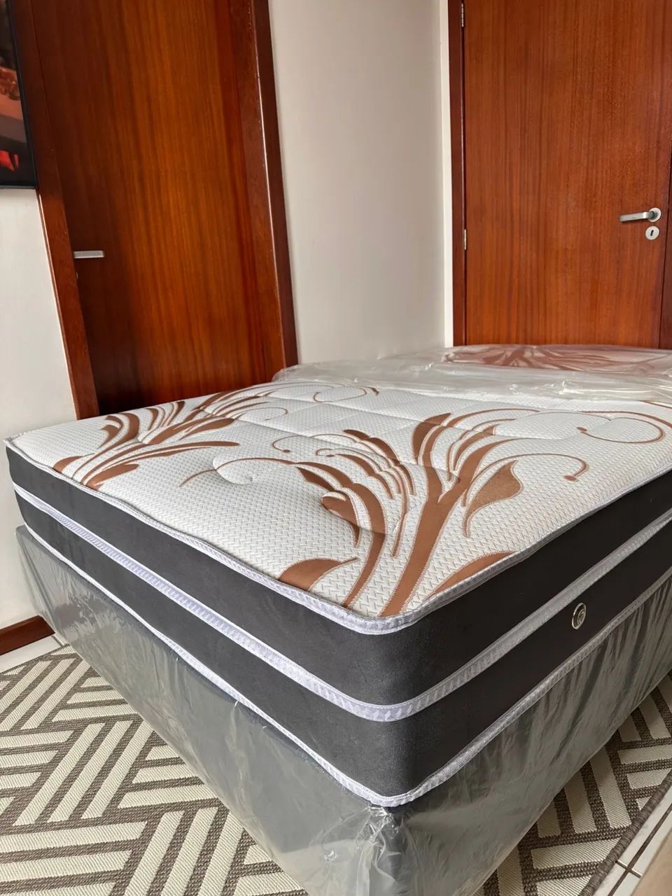 Cama box casal molas ensacadas 1.88x1.38 - Foto 3
