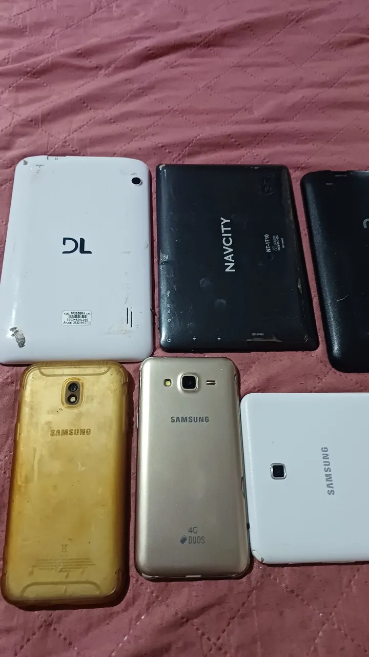 Lotes de celulares e tablets Samsung