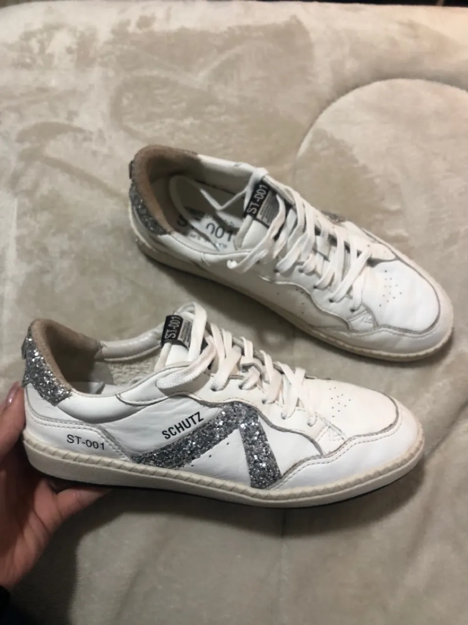 Tênis Schutz Branco com Glitter - ST-001