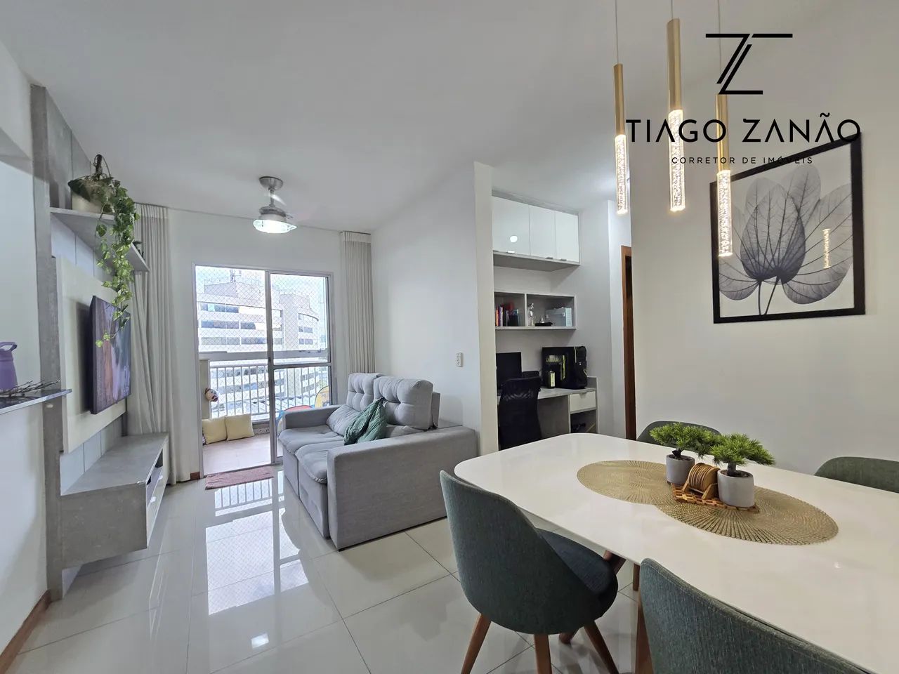 Apartamento de 2 quartos/suíte, sol da manhã, Condomínio Veredas Buritis