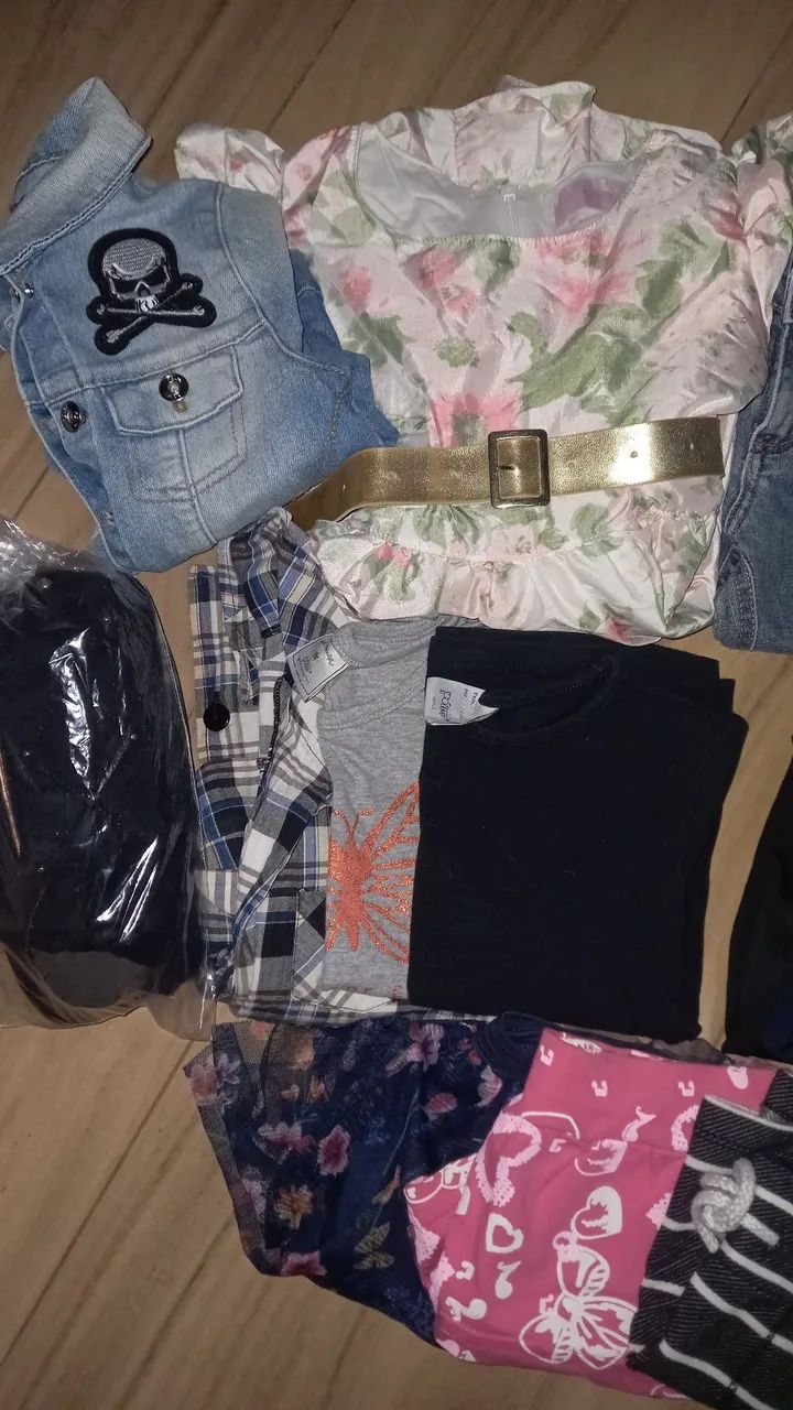 Lote/kit/conjunto roupas infantil menina 4 anos - Foto 4