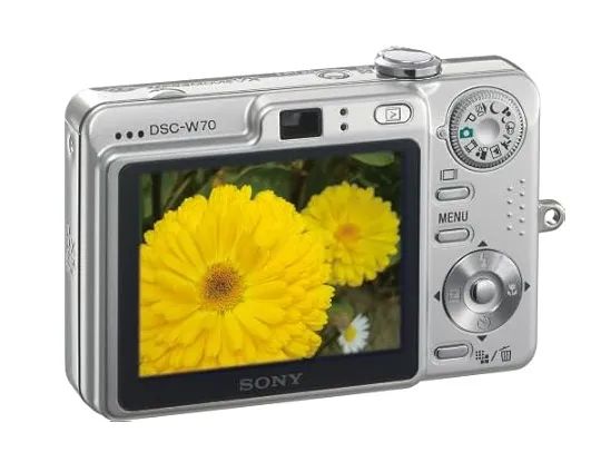 Sony Câmera digital Cybershot DSCW70 7,2MP com zoom óptico 3x - Foto 2