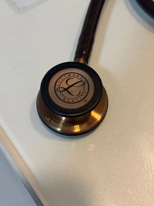 Estetoscópio Litmann Classic III chocolate cobre 5890-3m - Foto 6