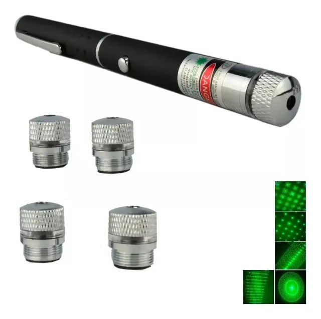Caneta Laser Pointer Verde Lanterna Potente 5000mw Até 1km - Foto 5