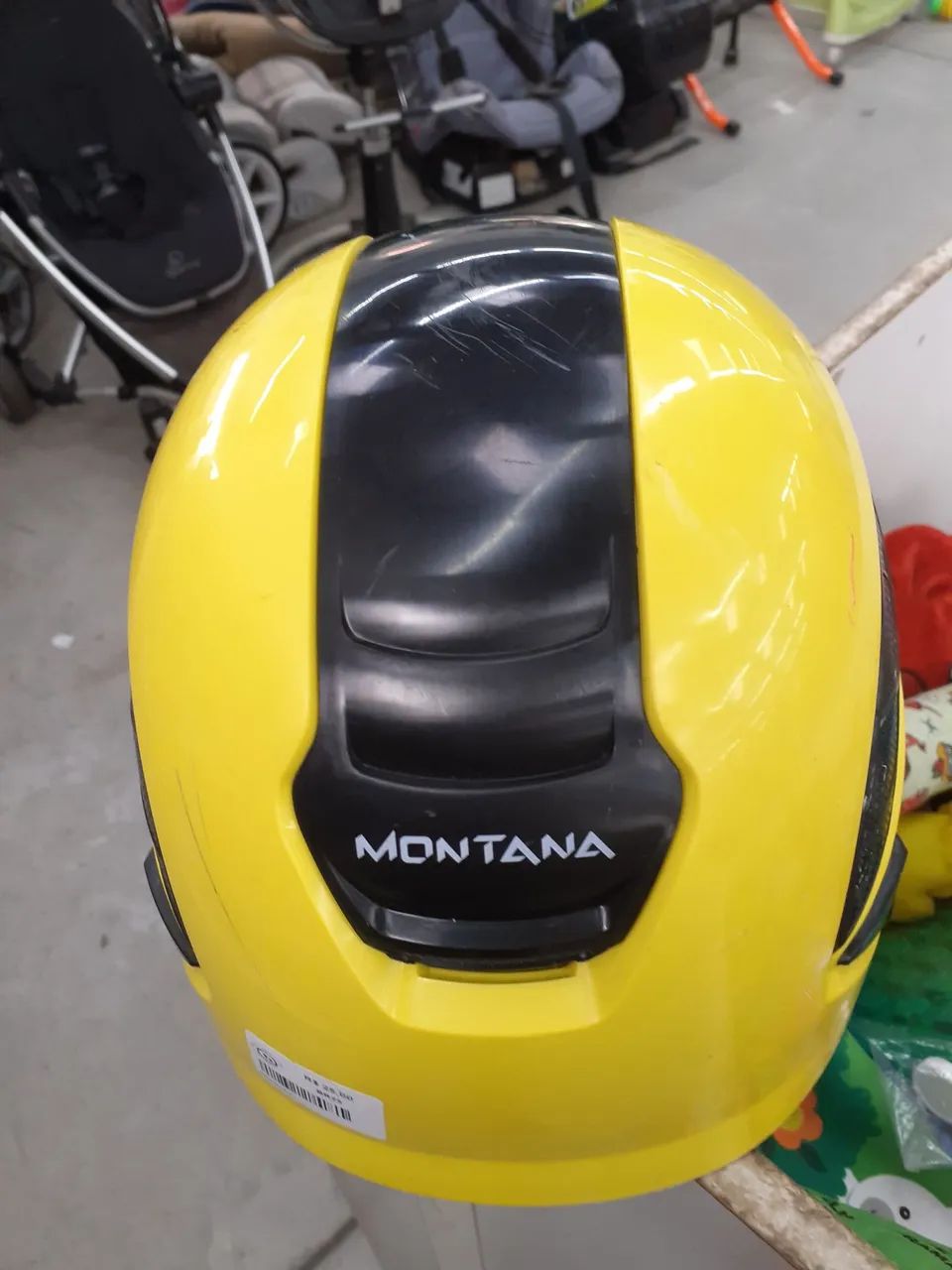 Capacete Montana Amarelo
