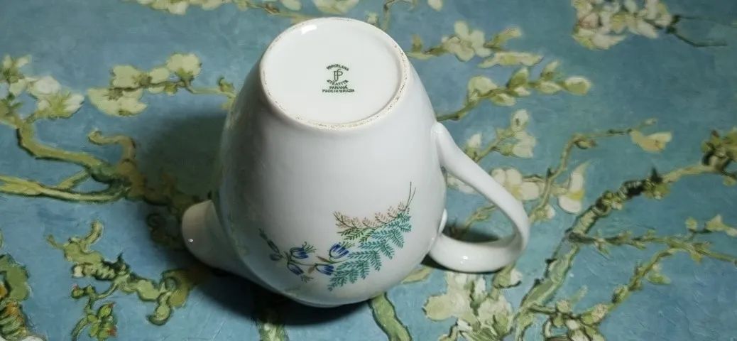 Leiteira ou cremeira de porcelana 9 cm. Steatita.1960.Antiguidade - Foto 3