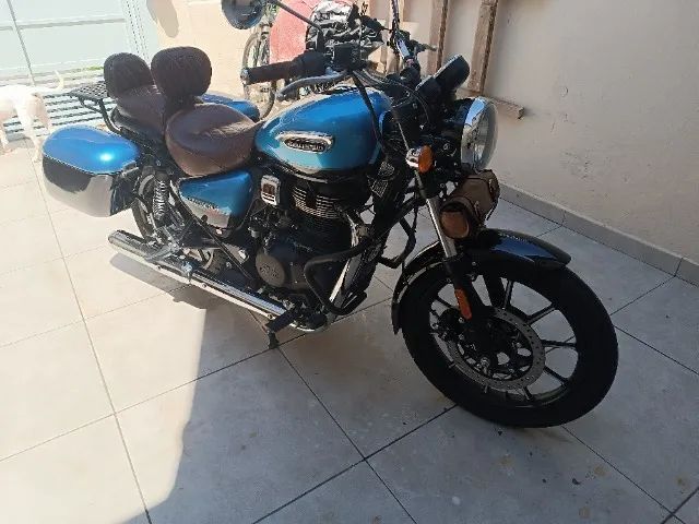 ROYAL ENFIELD METEOR 350 SUPERNOVA BLUE - Foto 4