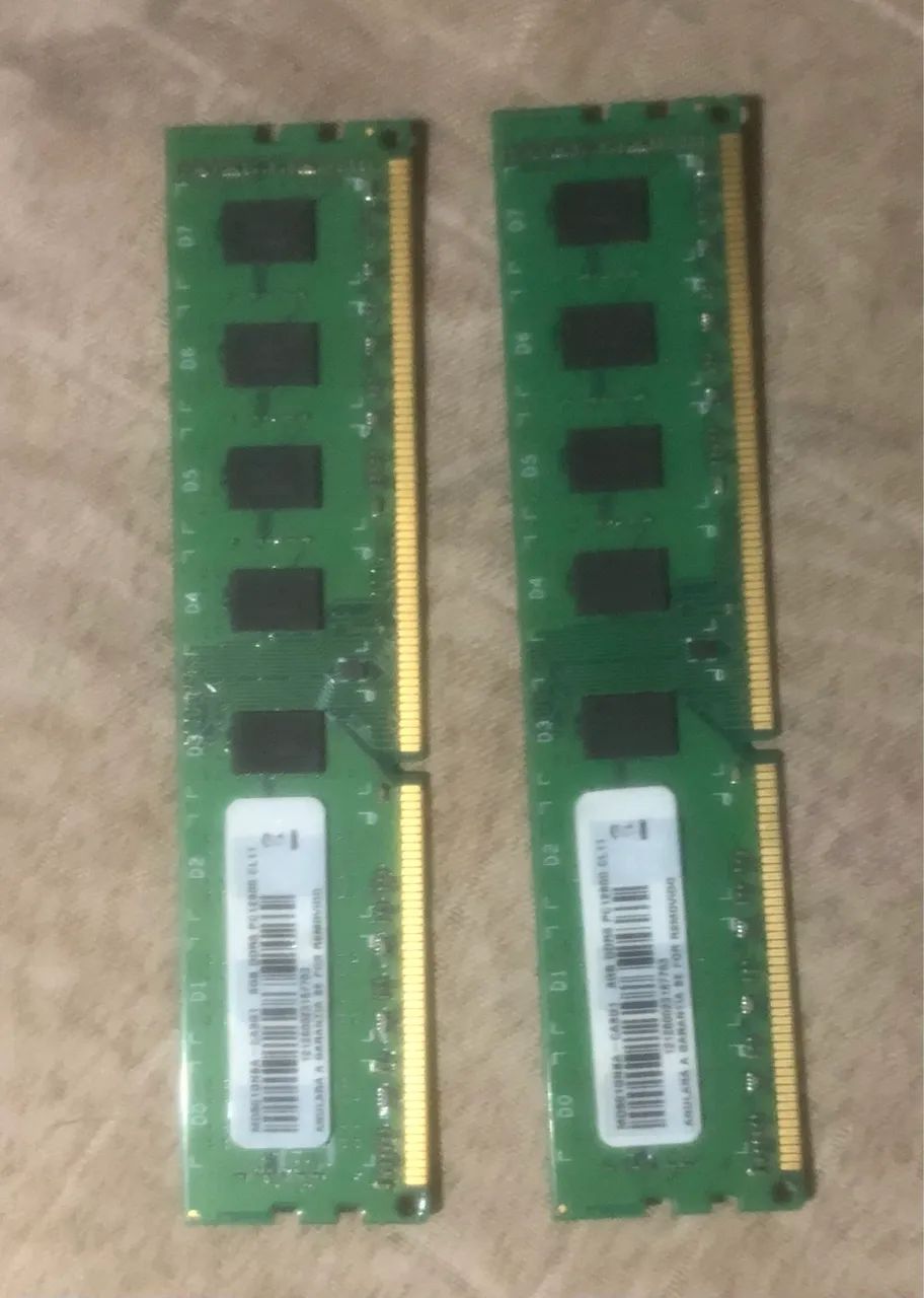 Memória RAM 16gb DDR3 (2x de 8gb)