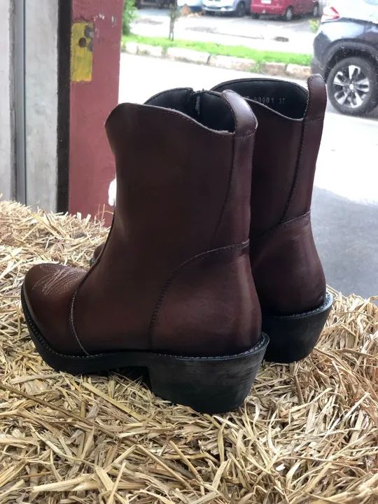 Bota Manutt Masculina Texas Naturale Pinhão Ref-99001. NOVA - Foto 2