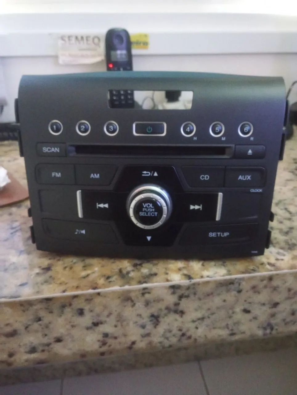 Rádio cd  player original Honda CRV 12 a 14 - Foto 4