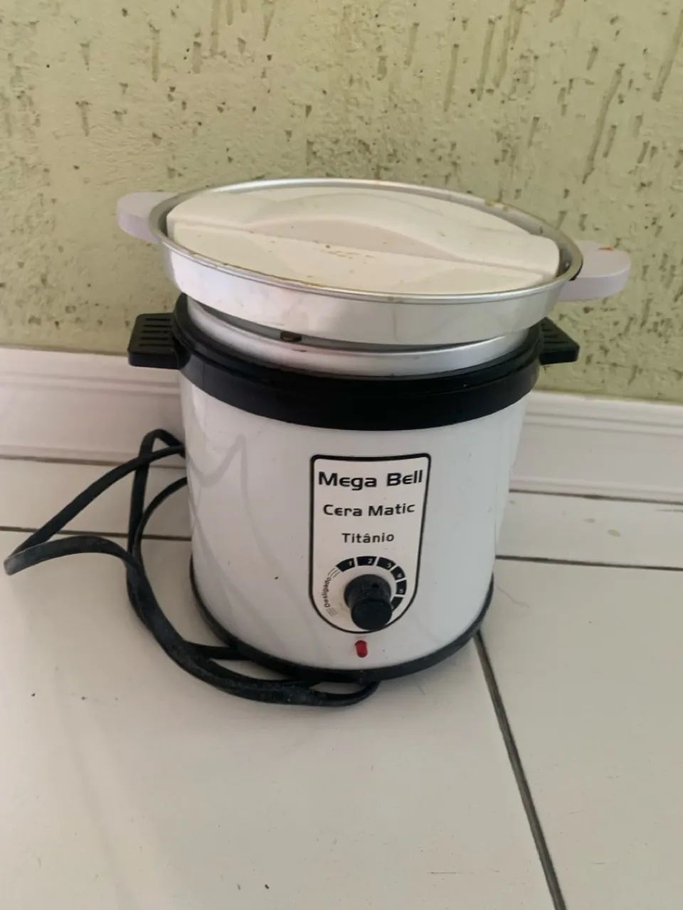 Panela de Cera Térmica Mega Bell Cera Matic Titânio