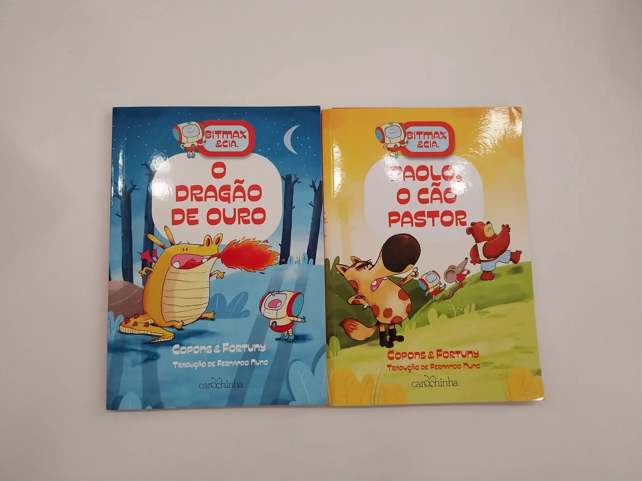 Livros infantis- Paolo, o cão pastor e O dragão de ouro (kit ou unitário)