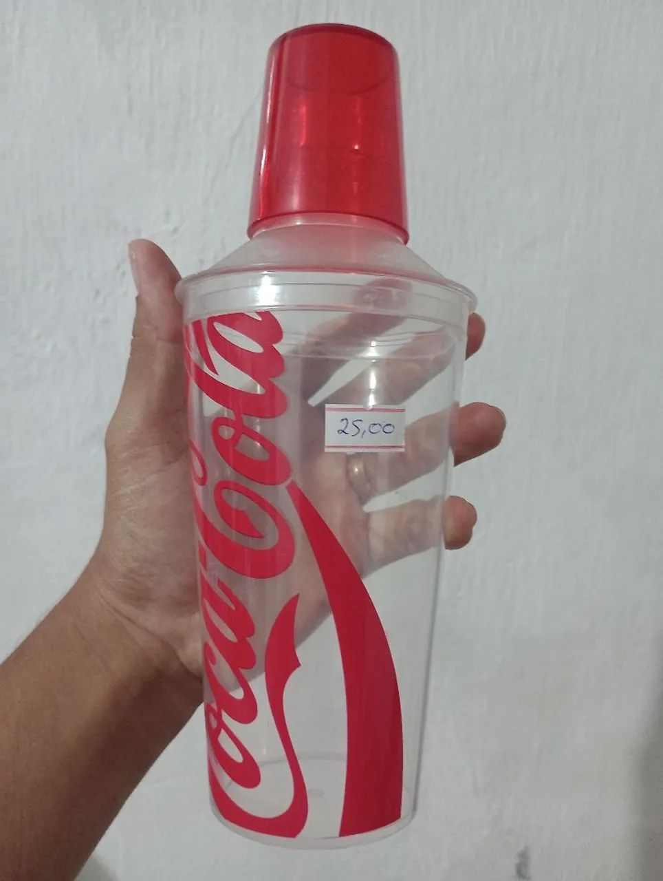 Coqueteleira Coca-Cola, 22cm.