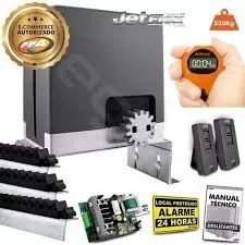 Motor de portão eletrônico Ppa Jetflex de 4 seg, 650 kilos, instalado