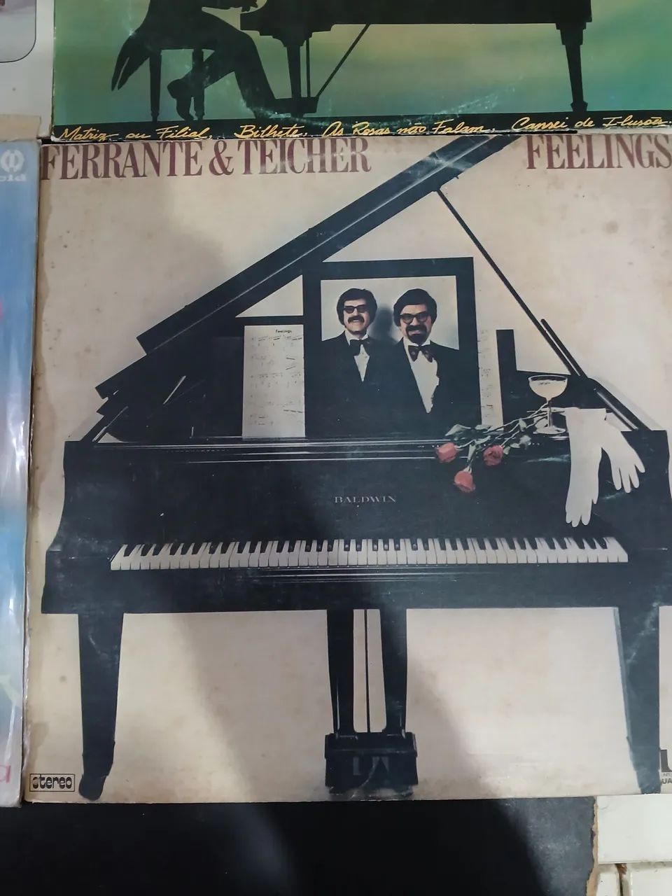 Lotes de 4 Discos de Vinil Piano Romântico - Coleção - Foto 5