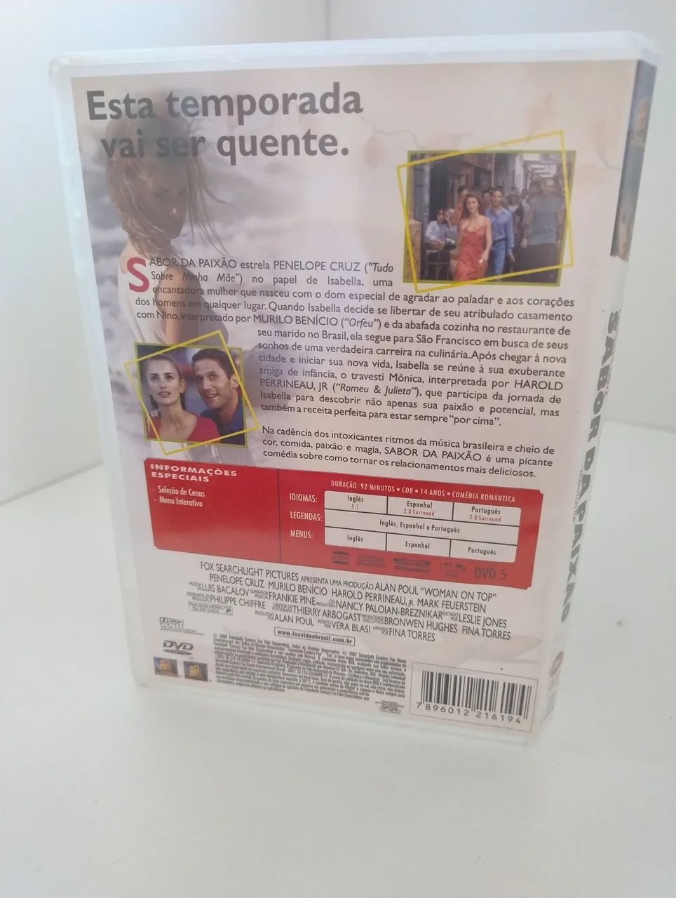Dvd filme sabor da paixão  - Foto 3