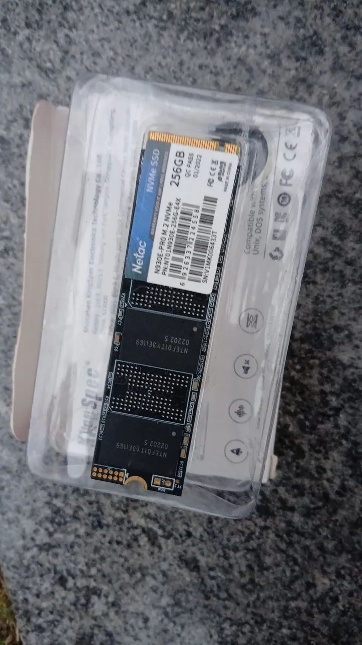 SSD M.2 NVMe 256GB KingSpec - Foto 3