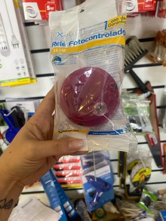 Relé Fotocontrolado Slim Exatron - Novo