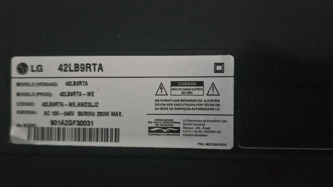 Tv LG time machine 42' usada - TVs - Parque Novo Oratório, Santo André ...