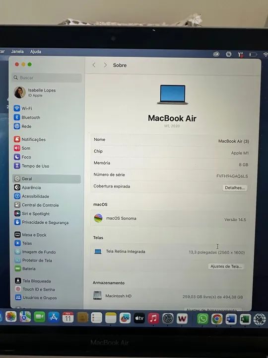 MacBook Air - Prata - 13 polegadas - Foto 4