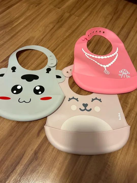 Babadores de Silicone para Bebê