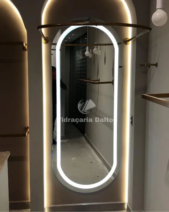 Espelhos com led sob medida (Vidraçaria Dalton) - Foto 5