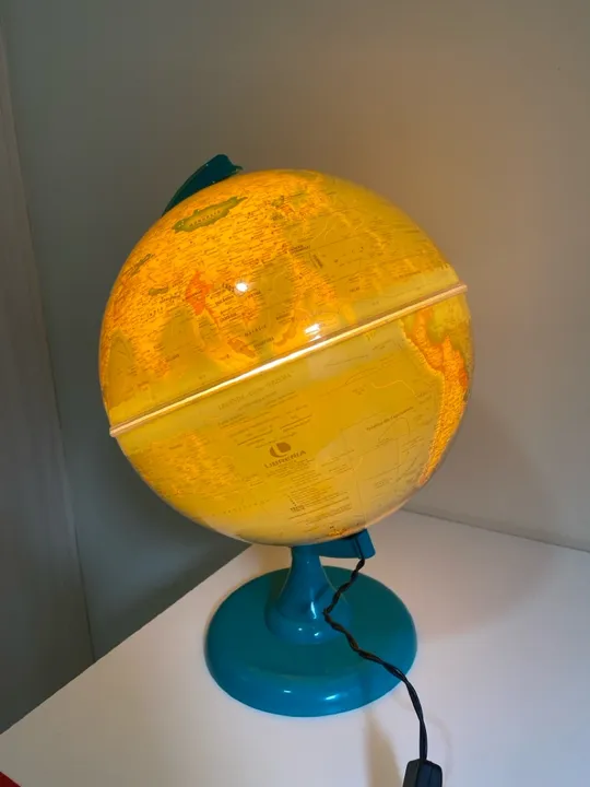 Globo Terrestre Luminária 30cm