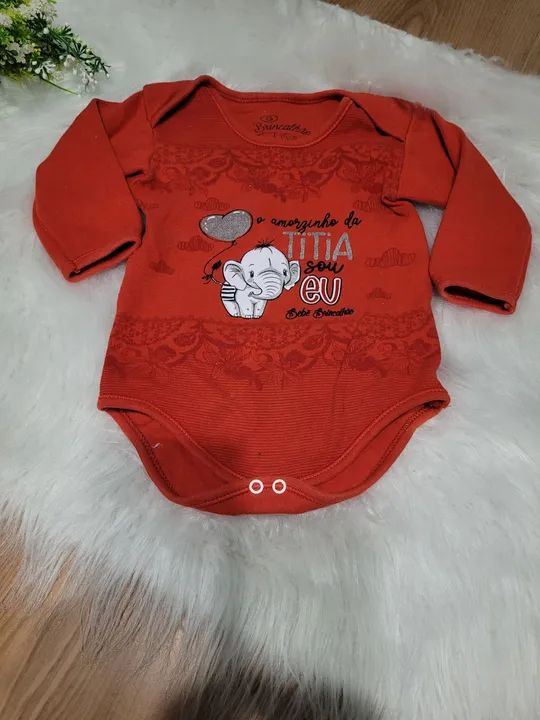 Body Bebê Menina - 3 a 6 m