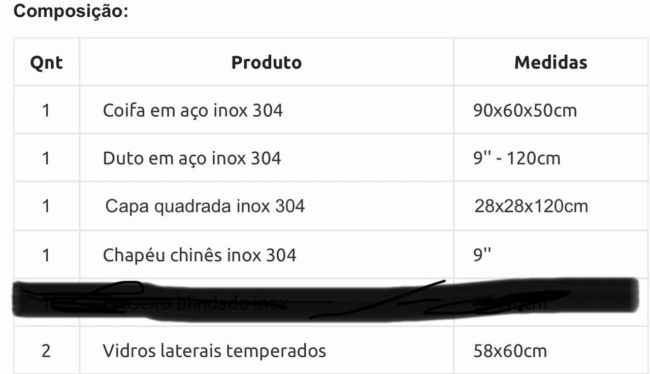 Churrasqueira - Inox - Nova Duto, iluminação, vidro e exaustor - Foto 5