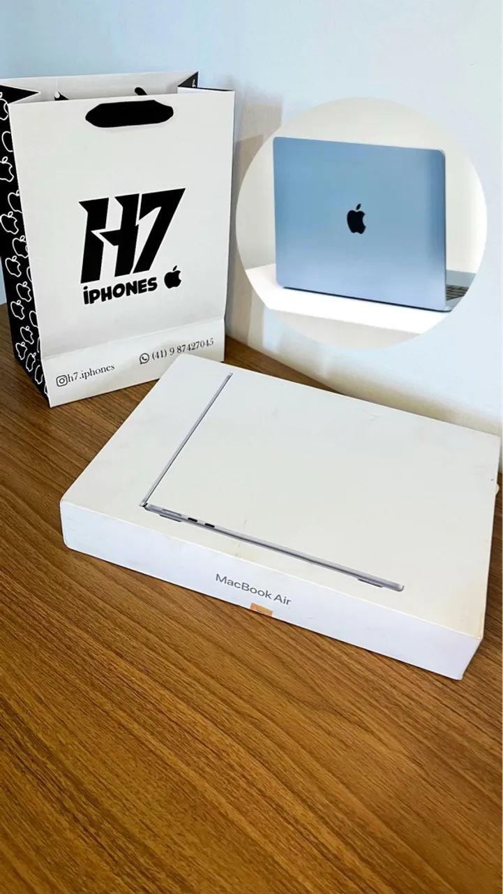 MacBook Air M4 SkyBlue Novo Lacrado