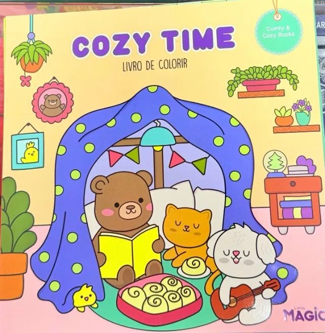 Livros De Colorir Comfy E Cozy Tik Tok 24 Desenhos Sortidos - Foto 2