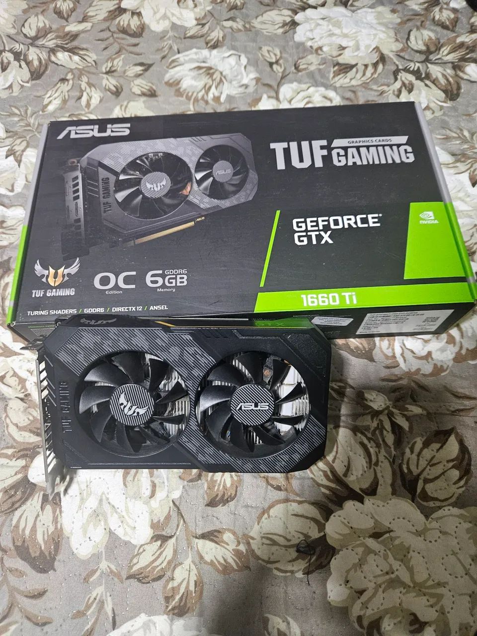 Placa de Vídeo ASUS TUF Gaming GeForce GTX 1660 Ti 6GB GDDR6