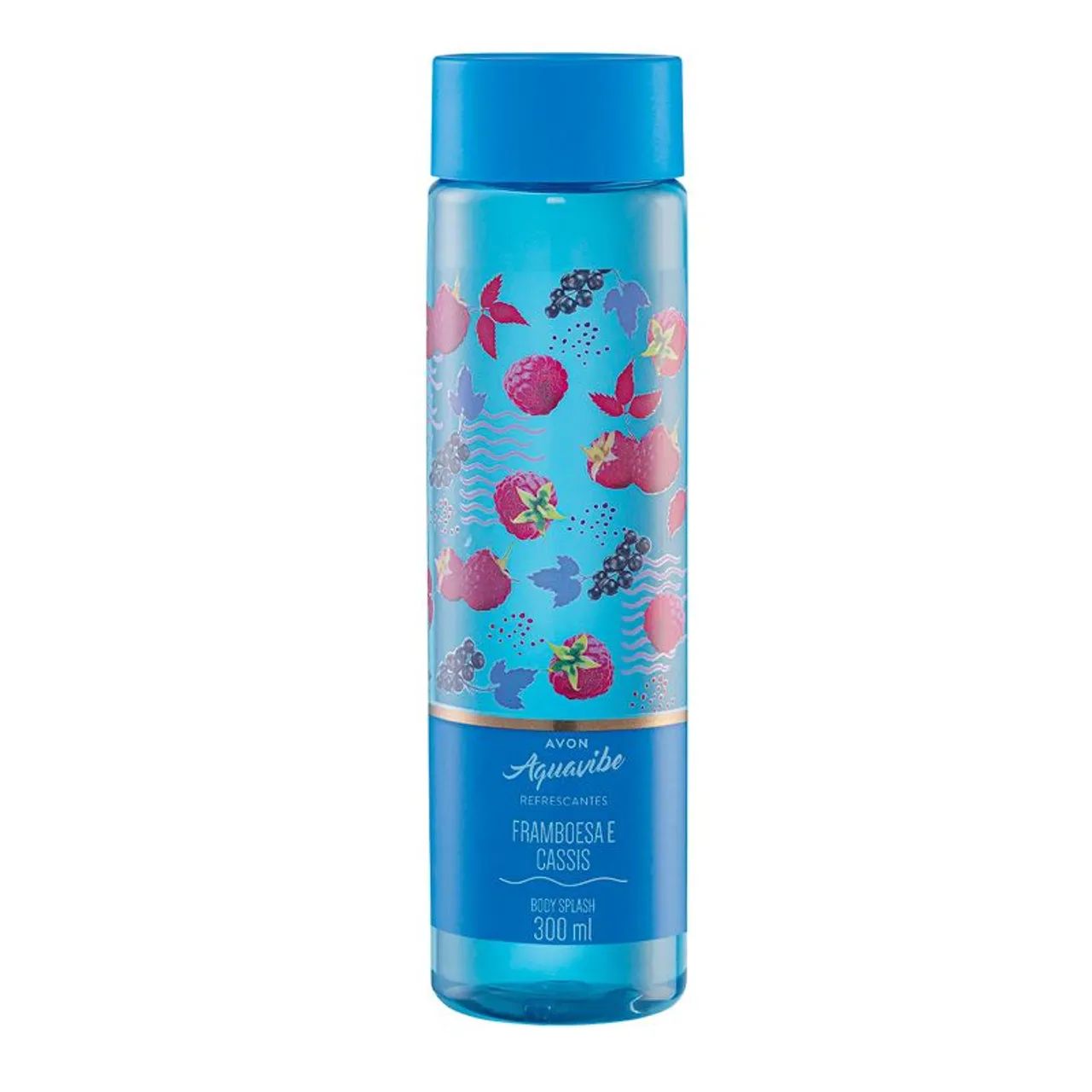 Body Splash Avon Aquavibe Framboesa e Cassis 300ml - Foto 2