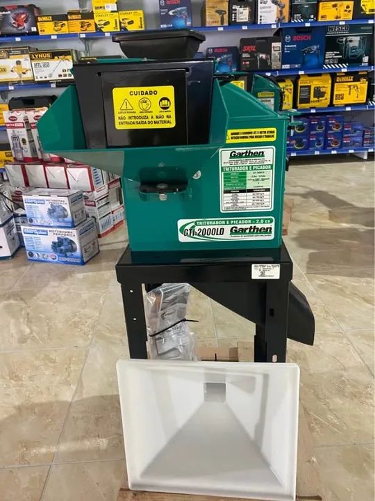 Forrageria e triturador 2hp GTI-2000LD-1 Mono - Garthen(Loja/Nova)