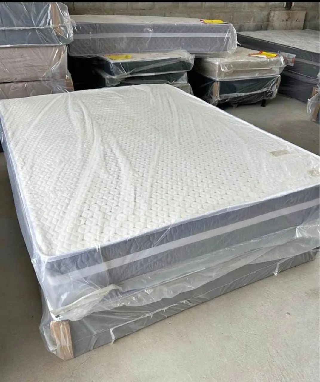 Cama box molas ensacadas espuma D33  - Foto 2