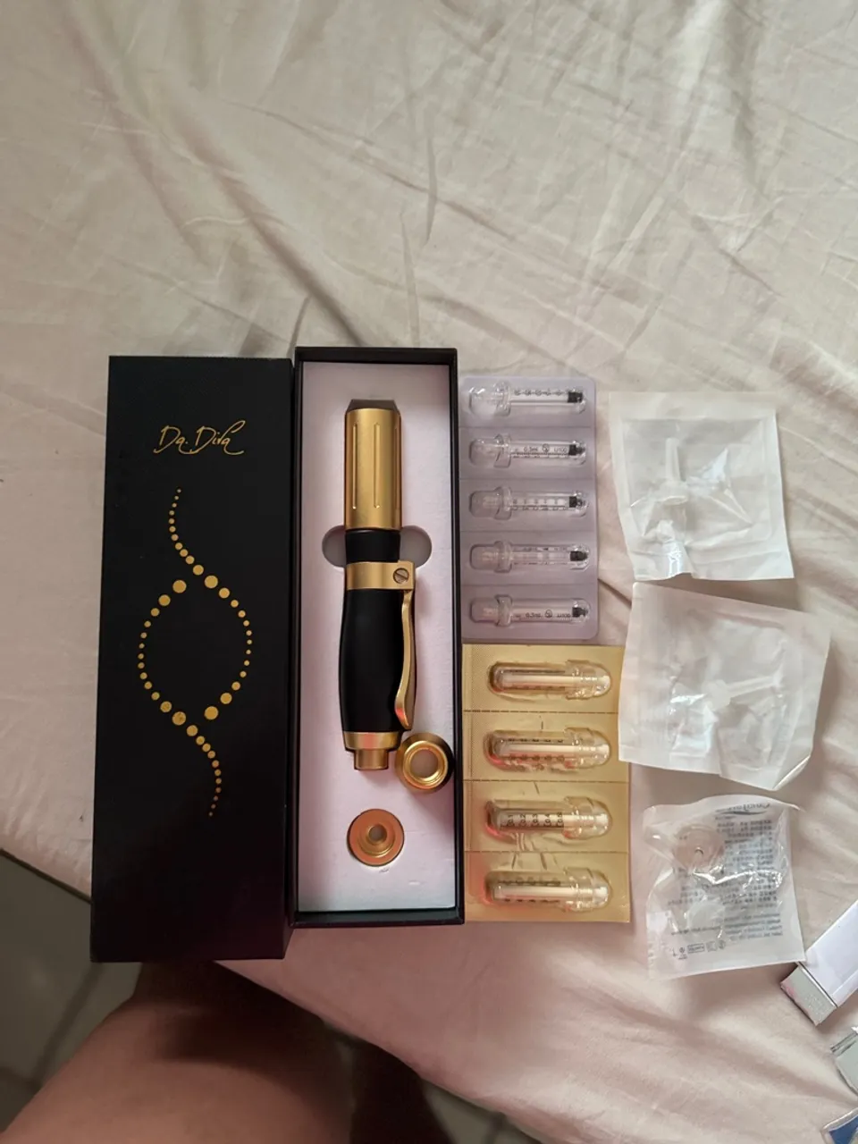 Caneta H pen pressurizada nova com o kit vendo com urgência