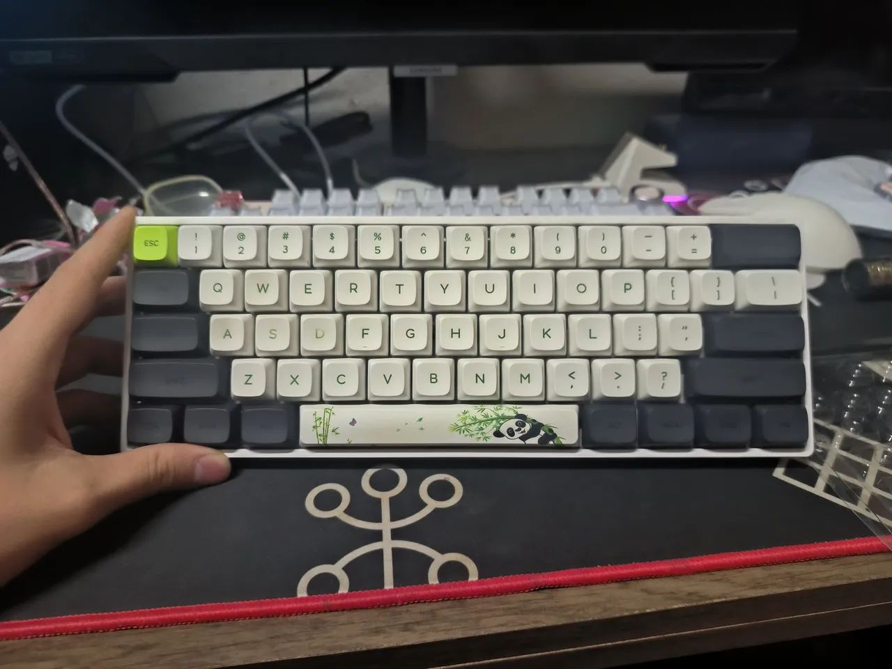 Teclado Mecânico EPOMAKER SK61 60% Panda